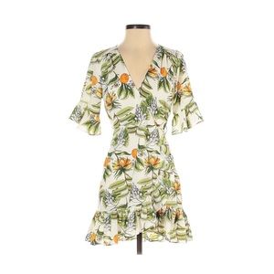 Lost & Wonder Green printed dress